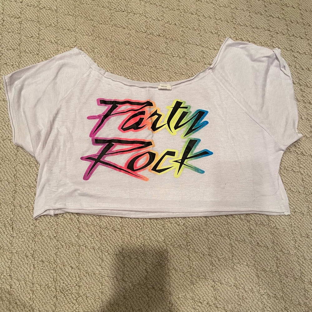 Off Shoulder Crop Top Tshirt